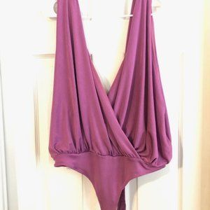 Free People Night Owl Bodysuit Juneberry Size L